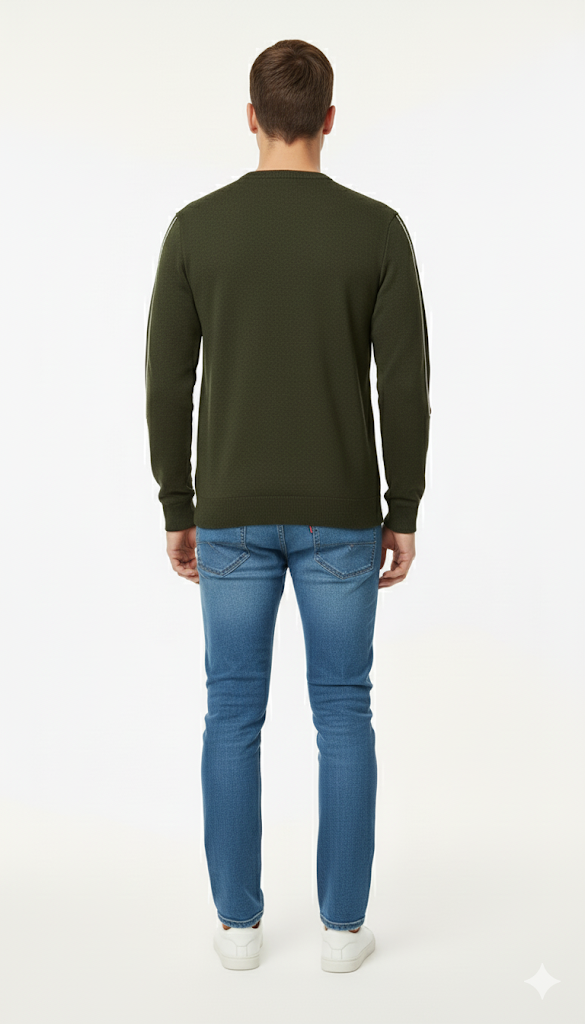 Exotic Stripe Crewneck