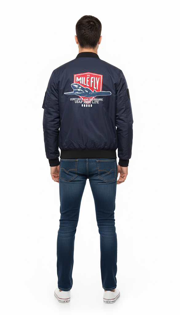 Navy Military Patch Bomber