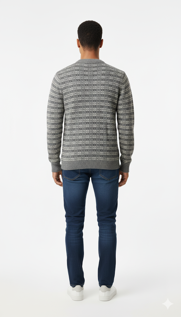 Men's Nordic Fair Isle Crewneck Sweater