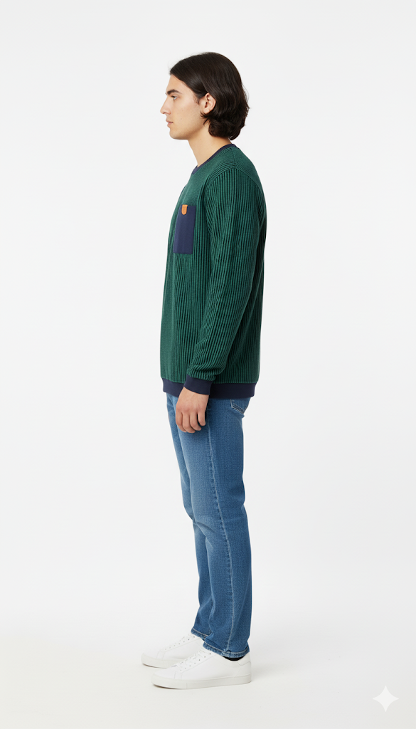 Classic Fair Isle Knit Crewneck
