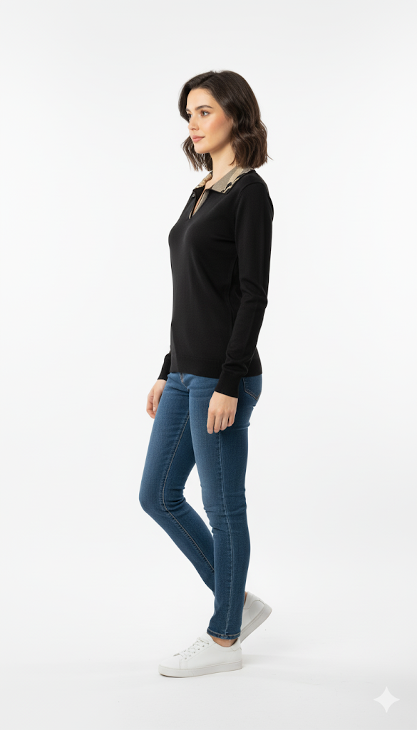 Women's Fair Isle Knit Crewneck Top