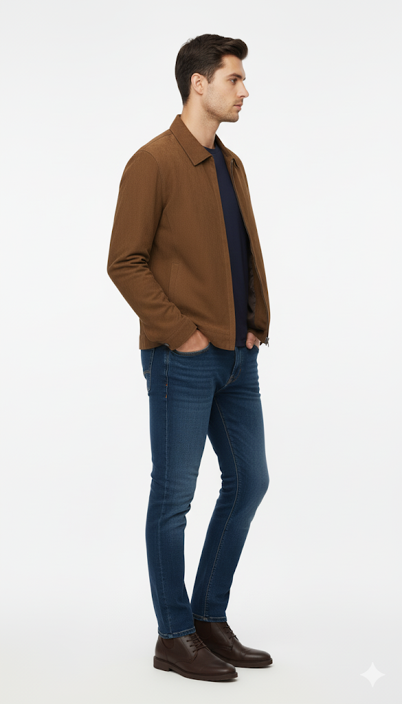 Classic Brown Casual Jacket