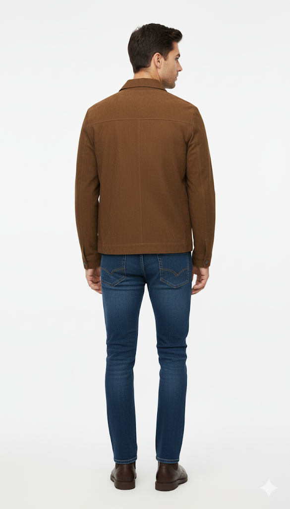 Classic Brown Casual Jacket