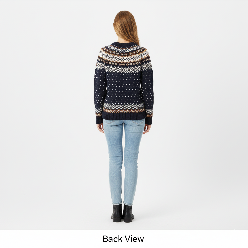 Women's Fair Isle Pattern Sweater