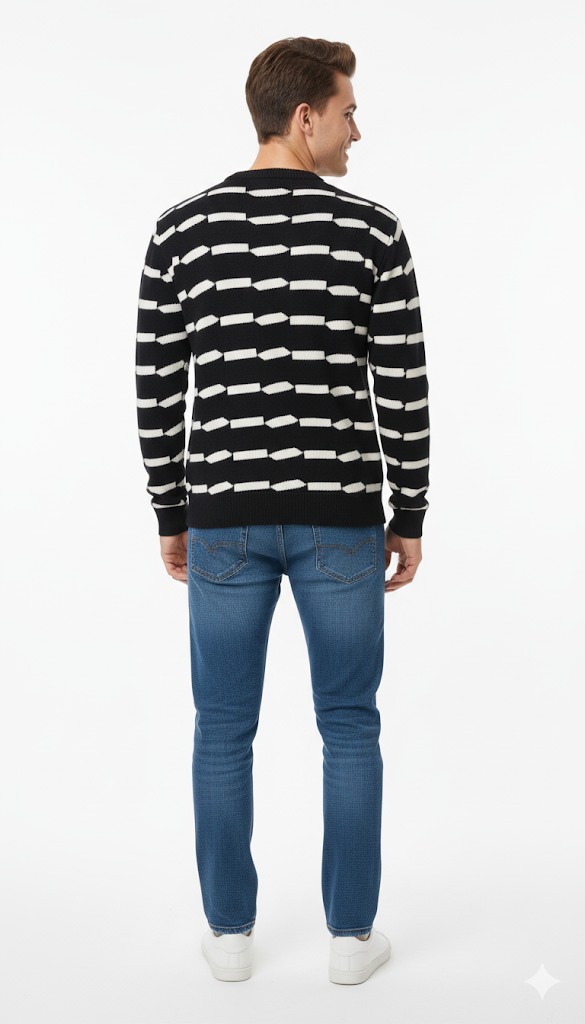 Aztec Geometric Knit Sweater
