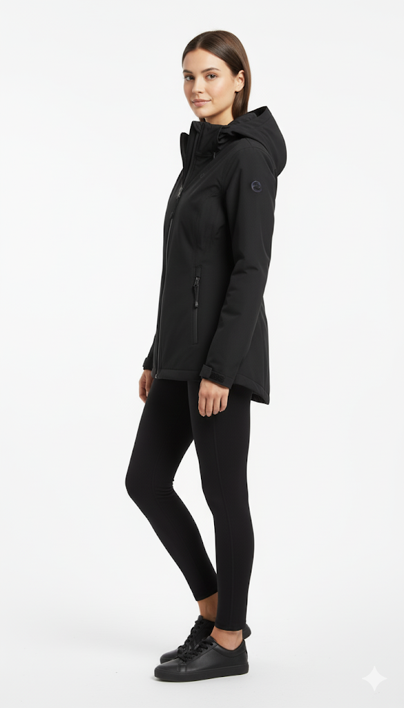Women's Black Performance Soft Shell