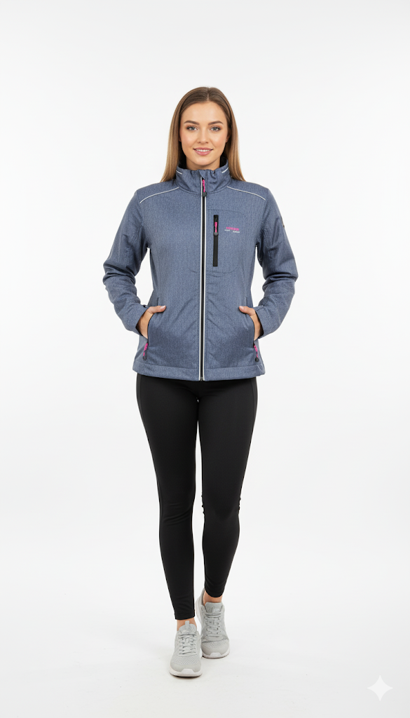 Women's Denim-Look Active Jacket