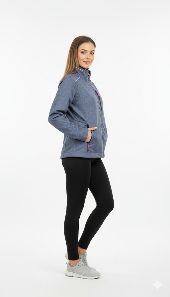 Women's Denim-Look Active Jacket