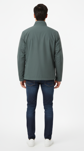 Slate Green Lightweight Harrington