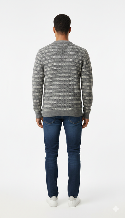 Men's Nordic Fair Isle Crewneck Sweater