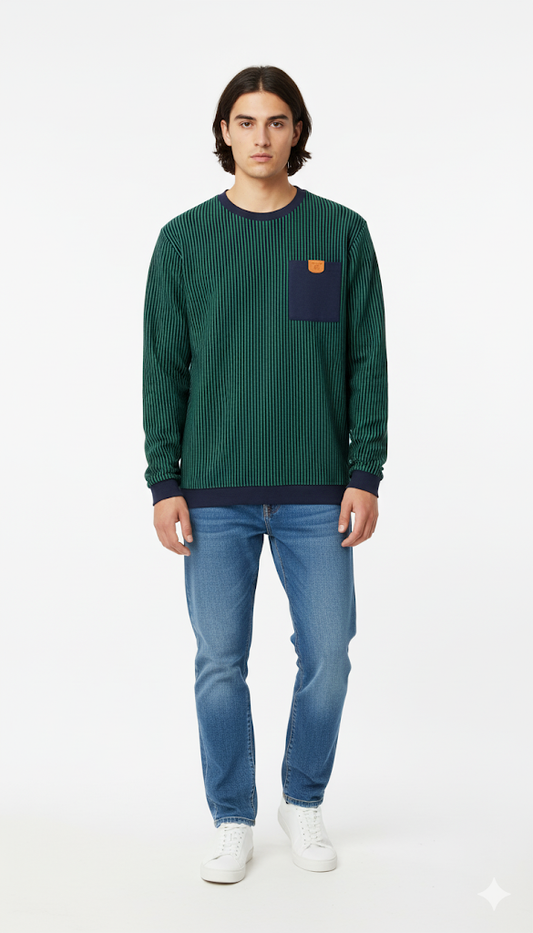 Classic Fair Isle Knit Crewneck