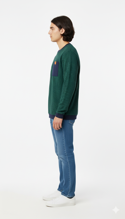 Classic Fair Isle Knit Crewneck