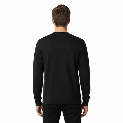 Plain Black Crewneck Sweatshirt