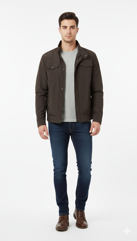Dark Brown Field Jacket