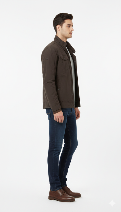 Dark Brown Field Jacket
