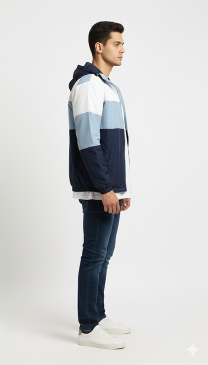 Color-Blocked Windbreaker