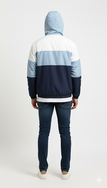 Color-Blocked Windbreaker