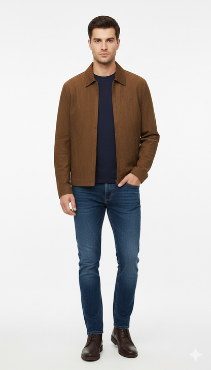 Classic Brown Casual Jacket