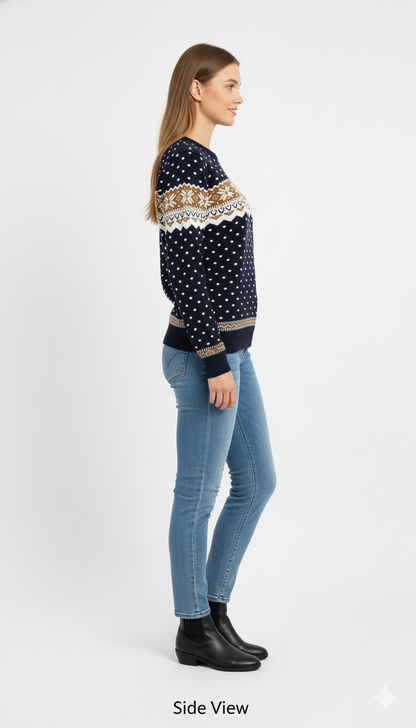 Women's Fair Isle Pattern Sweater