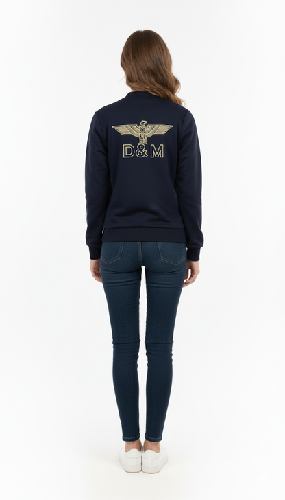 Women's Navy Badge Bomber